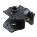 Flanschzugmaul manuell,Flanschmaß 120x55 mm,ohne Anhängebolzen,   Schwarz      