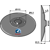 Disque lisse Ø250x3 mm pour semoir KUHN K3000060 adaptable