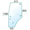 Vitre de porte G. pour machine agricole FENDT 210812030040 adaptable