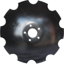 Eggenscheibe gezahnt Ø 560 mm mit 5 Löcher NIAUX für Scheibenegge Nachbau