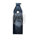 Cuchilla 205 x 45 x 10 mm para rotavator PEGORARO LD 8600 adaptable