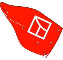 Versoir droit pour charrue KUHN 616138 adaptable - Blacksteel©