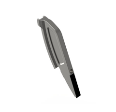 Étrave avec plaquettes carbure pour pointe type ULD 00311358 adaptable