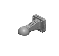 Kugelzugöse Kugel 80,Flanschmaß 120x120 mm, 4-Loch  