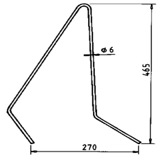 Federzinken JOHN DEERE VL326 GWU2 - Nachbau