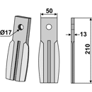 Rotorzinken Rechts / Links 210 x 50 Kongskilde Nachbau