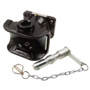 Flanschzugmaul manuell, drehbar,Flanschmaß 140x80 mm, Ø 38 mm Bolzen,     