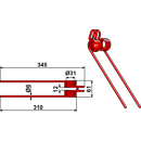 Federzinken 310–345 mm 5-034 / 66221000 Nachbau  