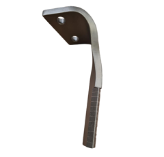 Dent de herse rotative Droite avec 3 plaquettes carbure triangulaires LEMKEN 33770 adaptable