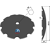 Disque crénelé ∅610x6 pour cover crop Hex 90 adaptable - Blacksteel©