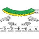 Kit-lames de scie pour JOHN DEERE LCA790405 adaptable - Blacksteel©