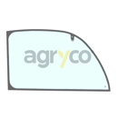 Vitre latérale avant - droite - plate - teintée pour téléscopique MANITOU 741508 adaptable