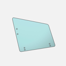 Vitre de porte pour téléscopique JOHN DEERE AZ57506 adaptable