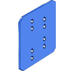 Anlagenschoner - rechts / links XP6M Rabe by Muzzi Industrie