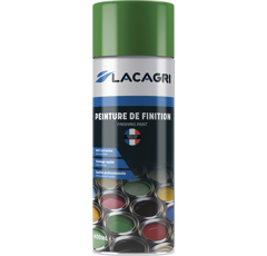 Peinture de finition Vert foncé cargo UNIVERSEL aérosol 400ml| LACAGRI