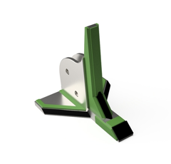 Soc GÉO dent Droite avec plaquettes carbure, plaquettes carbure triangulaires et rechargement AGRAM 811314090 adaptable