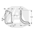 Cuchilla derecha para rotavator 531511 adaptable