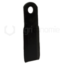 Couteau droit pour broyeur 230x60mm AGRIMASTER 3000580 adaptable 