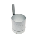 Schlauchendstück mit Winkeleisen  Ø200 mm220mm lang Nachbau