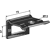 Halter für Zinken 40x12 mit Verstärkungsfeder 40x10 - 40x15