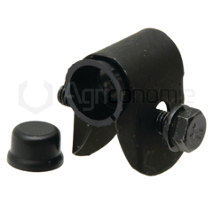 Pièce de fixation pour rétroviseur de machine agricole adaptable