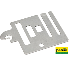 Lot de 3 plaques de raccordement pour poignée 40 mm - PATURA