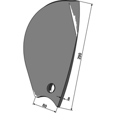 Abweiser rechts - 9791.50.038.0 - PÖTTINGER.