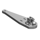 Tragplatte Kugel 80 New Holland T7 LWB Schwarz      