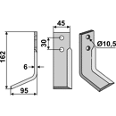 Fräsmesser Links 162 x 45 M.A.B. Bocchini Nachbau