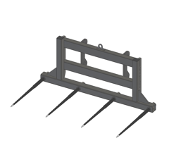 Pic bottes frontal Ø 45 mm pour type d'attelage SCHÄFFER 2020-4260 adaptable