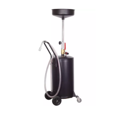Vidangeur d'huile 68L avec réservoir monté sur roue | TECHNI-POWER