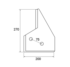 Anlagensech TERCOL rechts für Pflug NAUD 3060116 original
