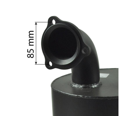 Silencieux d'échappement pour tracteur JOHN DEERE AL117925 adaptable