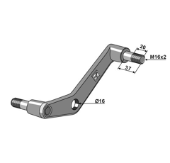 Barre bascule M16 x 2 mm adaptable - BlackSteel©