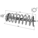 Spiralwalze links 1720 x 2100 mm – Nachbau  