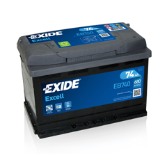 Batterie 12 V74 AH EB740 Exide