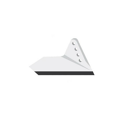 Aileron droit en carbure 250 mm pour déchaumeur adaptable
