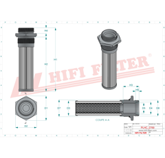 Filtre hydraulique adaptable HIFI FILTER SH77935