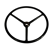 Volant de direction pour tracteur FORD 81717477 adaptable