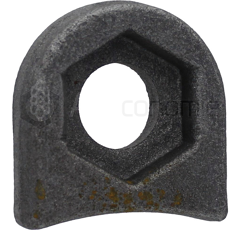 Bride de fixation 50 x 53 mm pour broyeur adaptable