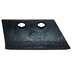 Soc de rasette droit pour charrue GREGOIRE ET BESSON 19112 adaptable