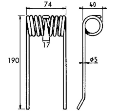 Schwaderzinken für WELGER 0940522100 - Nachbau