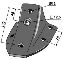 Scharfuß 160 mm LEMKEN 4679106.