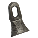 Cuchilla en Y para trituradora 99x55mm adaptable - Blacksteel©