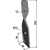 Messer links für Grubber BOMFORD 06.949.02 Nachbau  