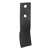 Lame gauche 210 x 50 x 10 mm pour rotavator BREVIGLIERI - MASCHIO - CELLI M24100415R adaptable - BlackSteel©