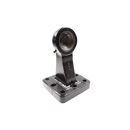 Kugelzugöse Kugel 80,Flanschmaß 145x145 mm, Ausladung 250 mm, Schwarz, Scharmüller