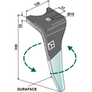 Kreiseleggenzinken (DURAFACE) 330mm - links - Amazone