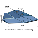 Ersatzflügel - rechtsHartmetall beschichtet unterseitig Lemken Thorit Nachbau 1013374428P