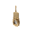 Zweiflanschschieber mit Edelstahlplatte Art. 8F2/6" MZ